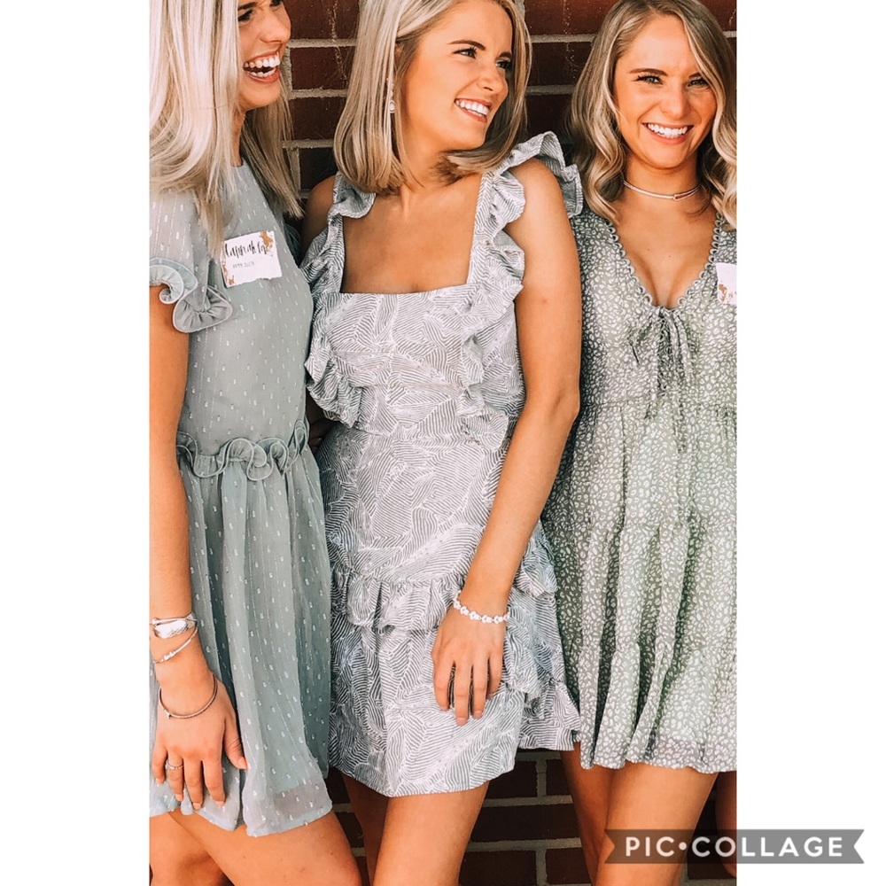 Hello Molly Sage Dress